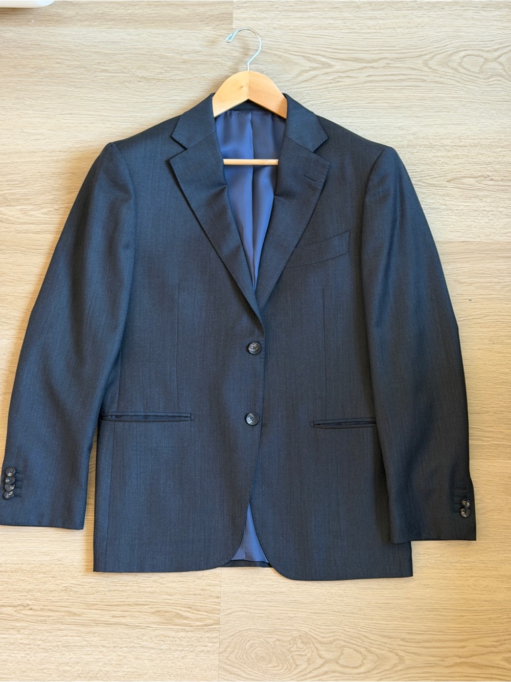 Suitsupply Charcoal Blazer Zigone Fabric